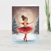 Beautiful Nutcracker Winter Ballerina Weihnachten (Vorderseite)