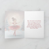 Beautiful Nutcracker Winter Ballerina Weihnachten (Innenseite)