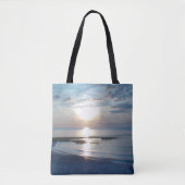 Beautiful Ocean Sunset Foto Tasche Beach Bag (Vorderseite)