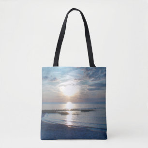 Beautiful Ocean Sunset Foto Tasche Beach Bag