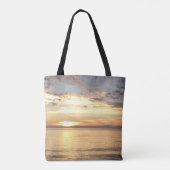 Beautiful Ocean Sunset Foto Tasche Beach Bag (Rückseite)