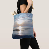 Beautiful Ocean Sunset Foto Tasche Beach Bag (Von Nahem)