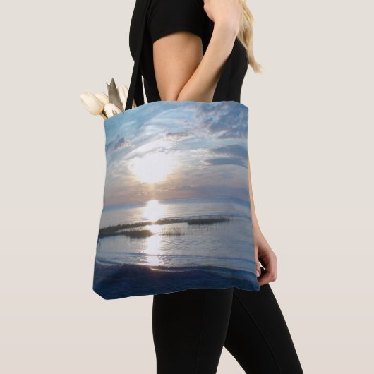 Beautiful Ocean Sunset Foto Tasche Beach Bag (Von Nahem)