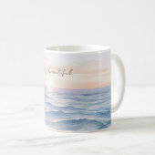 Beautiful Ocean Sunset Kaffeetasse (VorderseiteRechts)