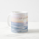 Beautiful Ocean Sunset Kaffeetasse (Vorderseite Links)