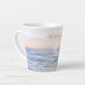 Beautiful Ocean Sunset Milchtasse (Linke Ecke)