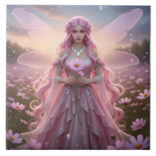 Beautiful October Opal Fairy Fliese