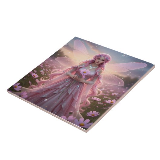 Beautiful October Opal Fairy Fliese (Seite)