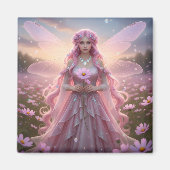 Beautiful October Opal Fairy Magnet (Vorne)