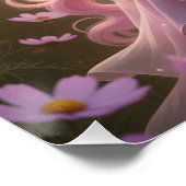 Beautiful October Opal Fairy Poster (Ecke)