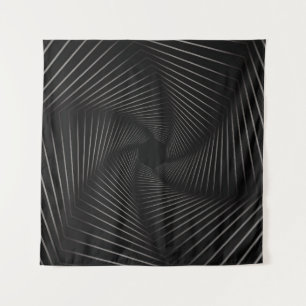 Beautiful of geometric line art abstract backgroun wandteppich