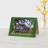 Beautiful ol' Mansion-customize-any occasion Karte (Gelbe Blume)