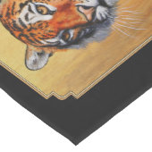 Beautiful Orange Bengalisch Tiger Mittelgroßer Tischläufer (Ecke)