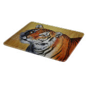 Beautiful Orange Bengalisch Tiger Schneidebrett (Ecke)