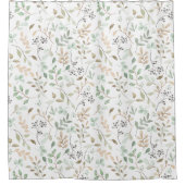 Beautiful Orange Blossom Blume Muster Duschvorhang (Vorderseite)