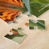Beautiful Orange Satyr Comma Butterfly Puzzle (Seite)