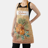 Beautiful Orange Slice Pine Bouquet Weihnachten Schürze (InSitu)