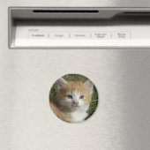 Beautiful Orange Tabby Kitten Magnet (In Situ (Geschirrspüler))