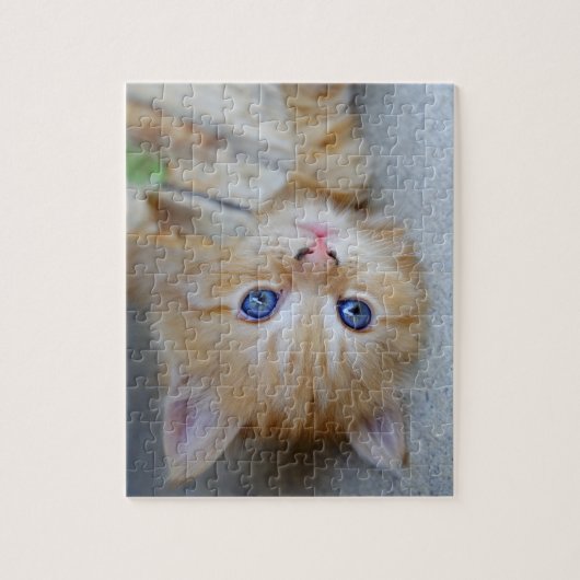 Beautiful Orange Tabby Kitten Puzzle (Vertikal)