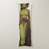 Beautiful Orc Girl Anime Seitenschläferkissen (Rückseite (Vertikal))