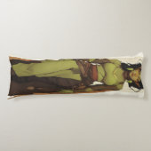 Beautiful Orc Girl Anime Seitenschläferkissen (Vorderseite)