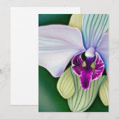 Beautiful Orchid Feiertagskarte (Vorne/Hinten)