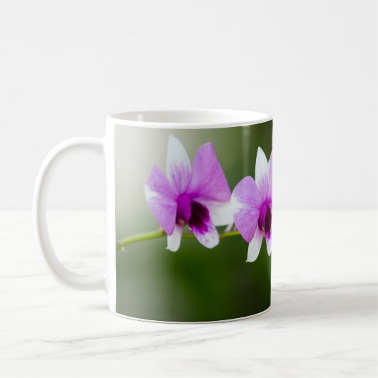 Beautiful Orchids Coffee Tasse (Links)