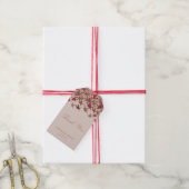 Beautiful Origami Paper Crane Red Vielen Dank Geschenkanhänger (Mit Garn)