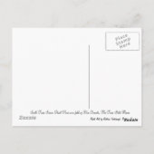 Beautiful Paint Horse in a field of Blue Bonnets Postkarte (Rückseite)