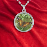 Beautiful Painted Lady Butterfly necklace Sterling Silberkette<br><div class="desc">Give that Beautiful Lady in your life a Beautiful lady,  because what girl doesn't love butterflies?</div>