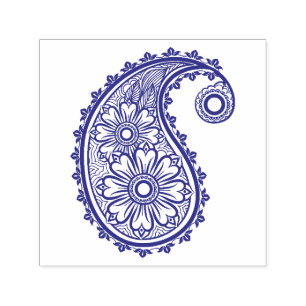 Beautiful Paisley Scrapbooking Permastempel