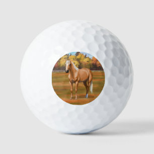 Beautiful Palomino Quarter Reitstall Golf Bal Golfball