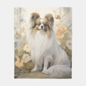 Beautiful Papillon Fleecedecke (Vorderseite)