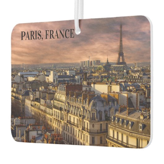 Beautiful Paris France Skyline Eiffel Tower Foto Autolufterfrischer (Links)