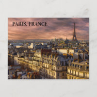 Beautiful Paris France Skyline Eiffel Tower Foto