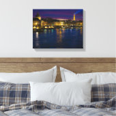 Beautiful Paris Frankreich Abend Skyline Leinwanddruck (Insitu (Schlafzimmer))