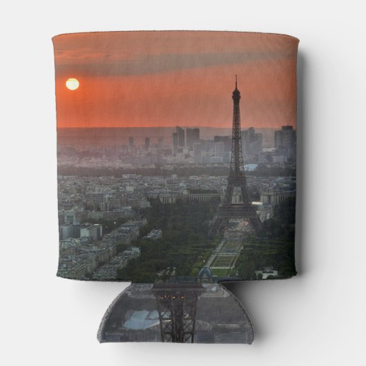 Beautiful Paris Sunset Dosenkühler (Rückseite)
