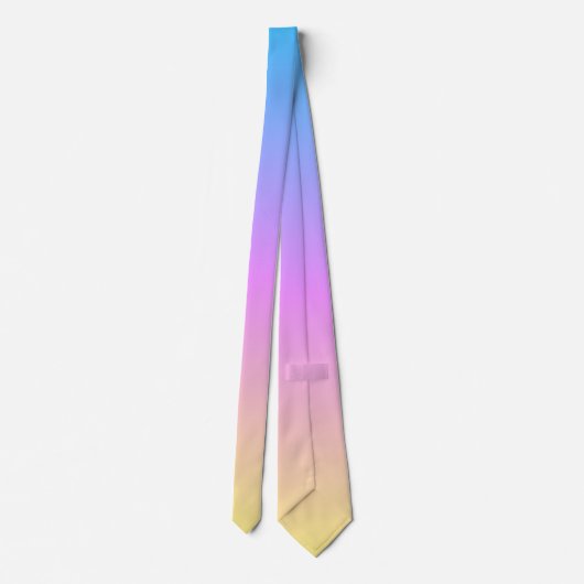 Beautiful Pastel Dream Colors Gradient Blur Krawatte (Rückseite)