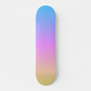 Beautiful Pastel Dream Colors Gradient Blur Skateboard
