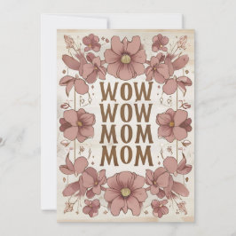 Beautiful Pastel Mütter Day Card Einladung