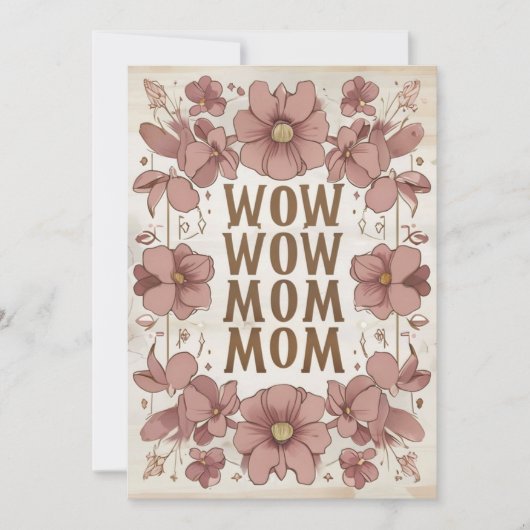 Beautiful Pastel Mütter Day Card Einladung (Vorderseite)