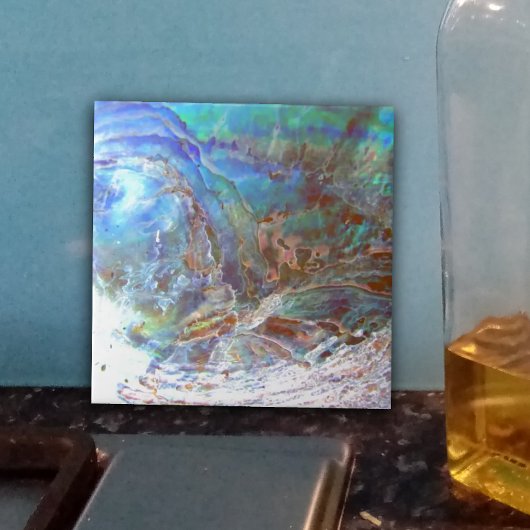 Beautiful Paua Black Abalone Neuseeland Muschel Fliese