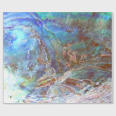 Beautiful Paua Black Abalone Neuseeland Muschel Geschenkpapier (Flach)