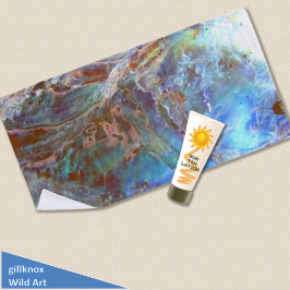 Beautiful Paua Black Abalone Neuseeland Muschel Strandtuch