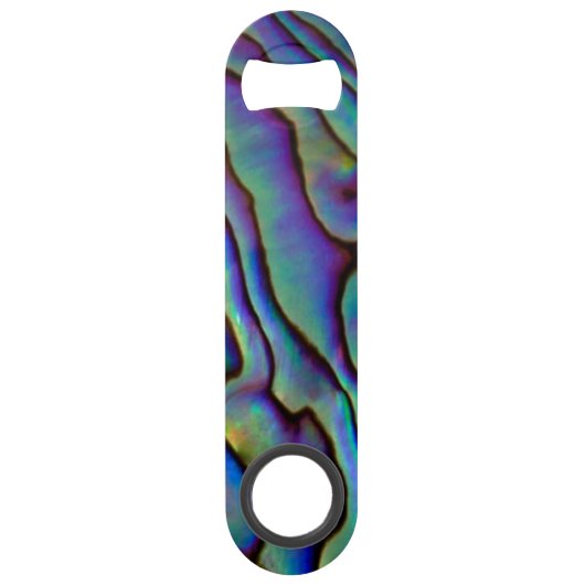 Beautiful Paua Muschel Look Flaschenöffner (Vorderseite)