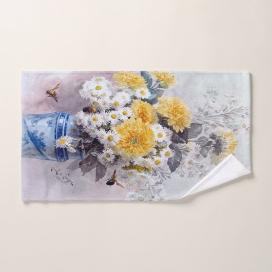 Beautiful Paul De Longpre French Painter Badhandtuch Set (Handtuch)