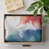 Beautiful peaceful Woman OFDT no3 Tissue paper Seidenpapier (Geschenk)