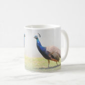 Beautiful Peacock Bird Birds Kaffeetasse (VorderseiteRechts)
