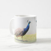 Beautiful Peacock Bird Birds Kaffeetasse (Vorderseite Links)