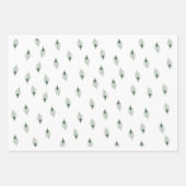 Beautiful Peacock Feather Wrapping Papaer Geschenkpapier Set (Vorderseite)